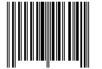 Number 3446041 Barcode