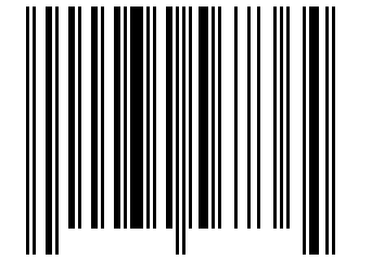Number 34567364 Barcode