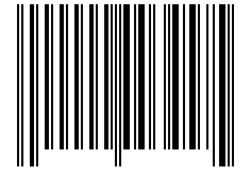 Number 3457 Barcode