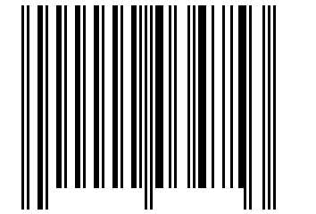 Number 34753 Barcode