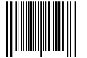 Number 35205036 Barcode