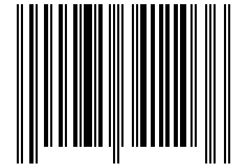 Number 35341103 Barcode