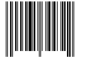 Number 35344322 Barcode