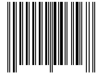 Number 3568 Barcode