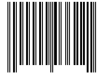 Number 36221 Barcode