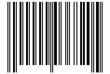 Number 36820 Barcode