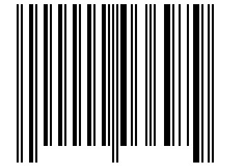 Number 36979 Barcode