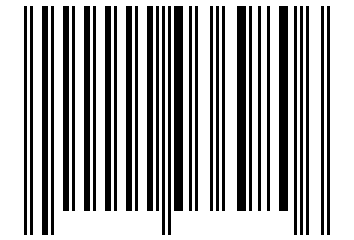 Number 36980 Barcode