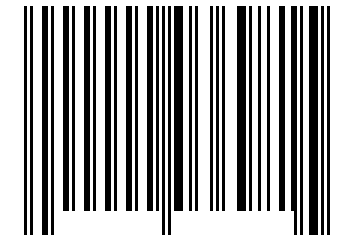 Number 36981 Barcode