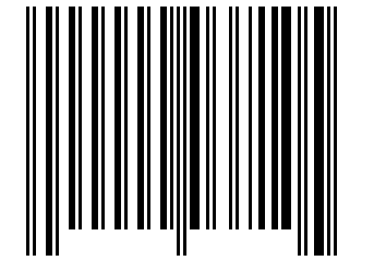 Number 37105 Barcode