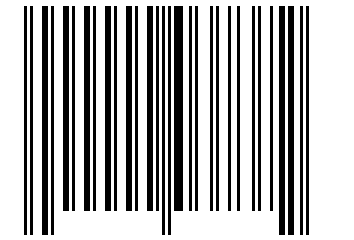 Number 37372 Barcode