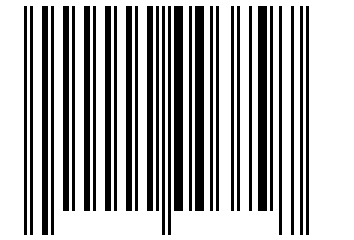 Number 3797 Barcode