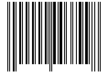 Number 3799 Barcode