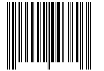 Number 3803 Barcode