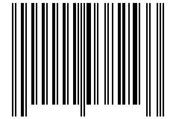 Number 38253 Barcode