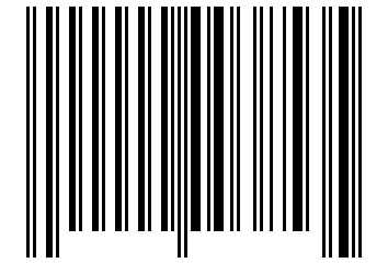 Number 3853 Barcode