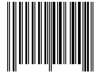 Number 3902 Barcode