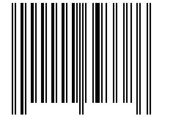 Number 393386 Barcode