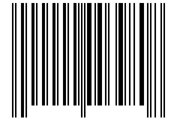 Number 3980 Barcode