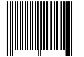 Number 407052 Barcode