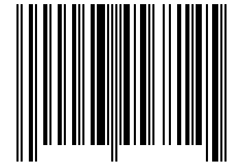 Number 43456814 Barcode