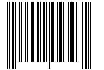 Number 43465 Barcode