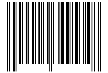 Number 4349534 Barcode