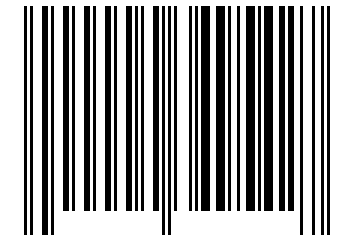 Number 4349542 Barcode