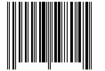 Number 43598045 Barcode