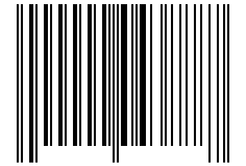 Number 43888 Barcode