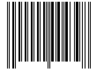 Number 4398 Barcode