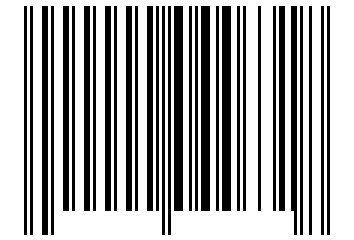 Number 44631 Barcode