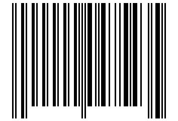 Number 47543 Barcode