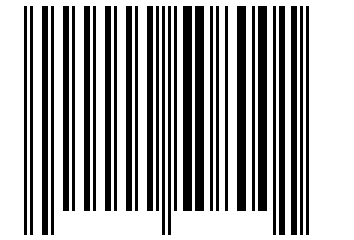 Number 508001 Barcode