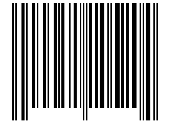 Number 51105204 Barcode
