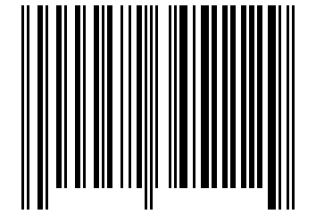 Number 52345112 Barcode