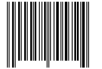 Number 52705724 Barcode