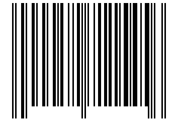 Number 52711545 Barcode