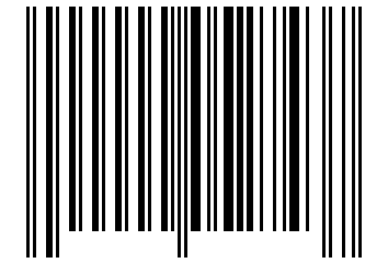 Number 52743 Barcode
