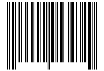 Number 53434 Barcode
