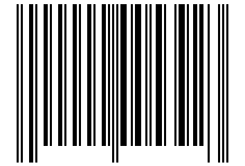 Number 5392 Barcode