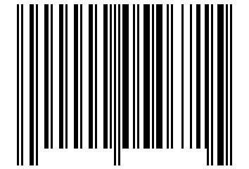 Number 54671 Barcode