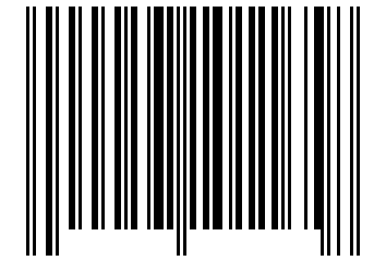 Number 57101165 Barcode