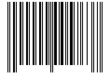 Number 5763 Barcode