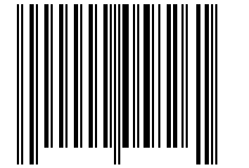 Number 58261 Barcode