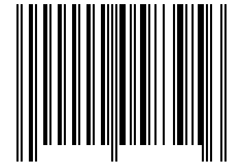 Number 58395 Barcode