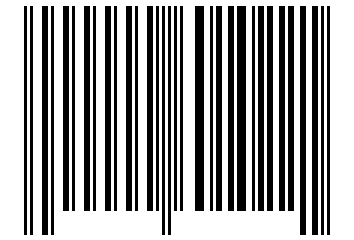 Number 601022 Barcode