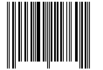 Number 60117601 Barcode