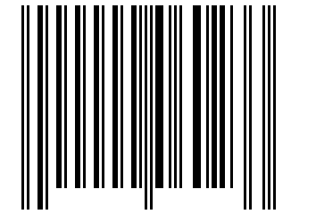 Number 60233 Barcode