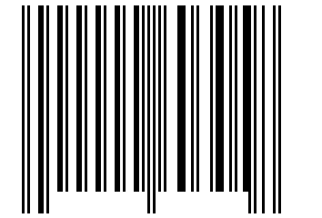 Number 603058 Barcode